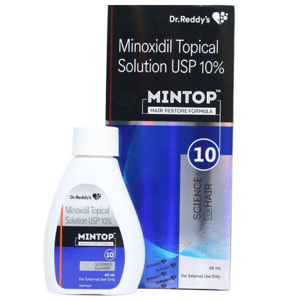 DR. REDDYS MINOXIDIL TOPICAL SOLUTION USP 10% MINTOP 60ML