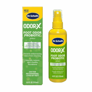 DR. SCHOLL'S ODOR-X FOOT ODOR PROBIOTIC SPRAY 118ML
