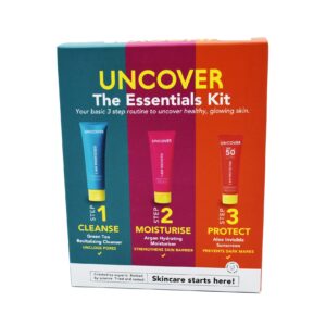 UNCOVER THE ESSENTIALS KIT CLEANSE MOISTURE PROTECT
