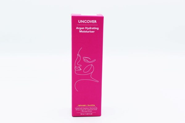 UNCOVER ARGAN HYDRATING MOISTURISER 100ML