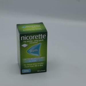 NICORETTE 4MG ICY WHITE GUM 105S
