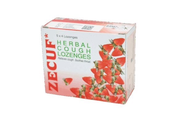 ZECUF HERBAL COUGH LOZENGES STRAWBERRY