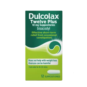 DULCOLAX 10MG SUPPOSITORIES 12S