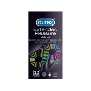 DUREX EXTENDED PLEASURE CONDOMS 12S