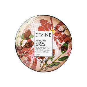 DVINE AFRICAN SHEA BAOBAB BODY BUTTER 250G
