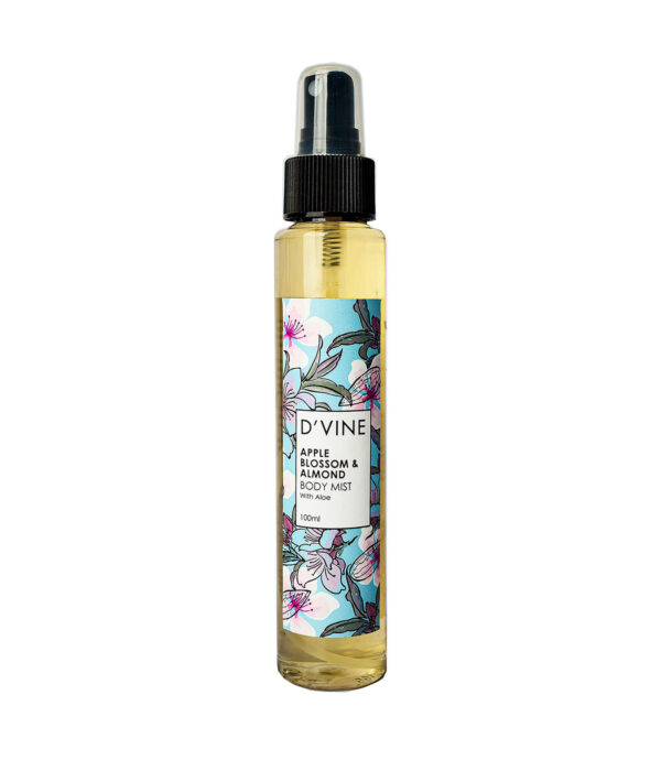 DVINE APPLE BLOSSOM ALMOND BODY MIST ALOE 100ML