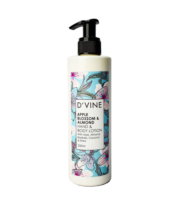 DVINE APPLE BLOSSOM ALMOND HAND BODY LOTION 250ML