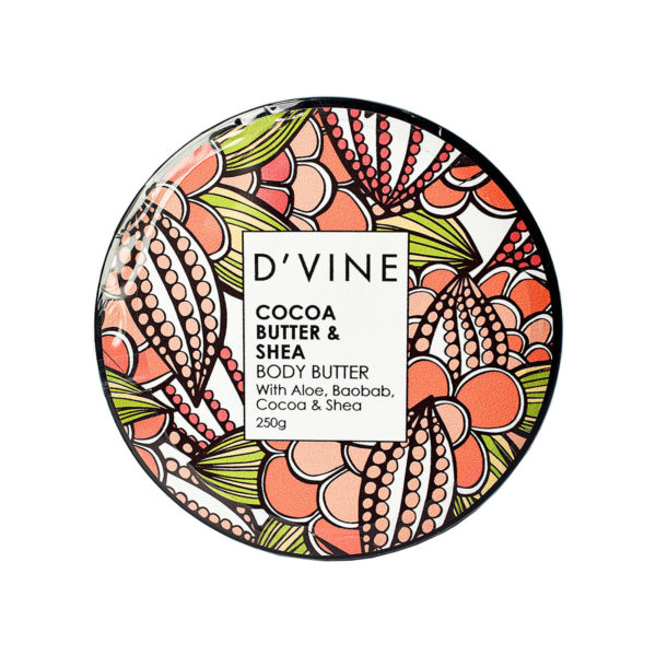 DVINE COCOA BUTTER SHEA BODY BUTTER 250G