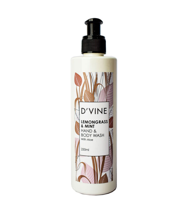 DVINE LEMONGRASS MINT HAND BODY WASH 250ML