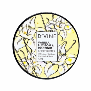 DVINE VANILLA BLOSSOM & COCONUT BODY BUTTER 100G