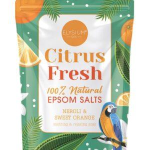 ELYSIUM SPA CITRUS FRESH 100% NATURAL EPSOM SALTS 450G