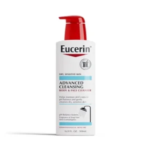 EUCERIN ADVANCED CLEANSING BODY & FACE CLEANSER 500ML