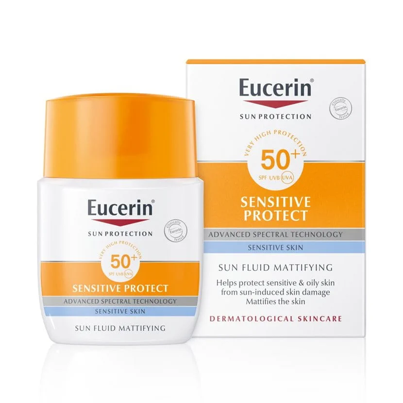 EUCERIN SENSITIVE PROTECT SPF50+ SUN FLUID MATTIFYING 50ML