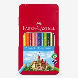 FABER CASTELL 12 BUNTSTIFTE COLOUR PENCILS
