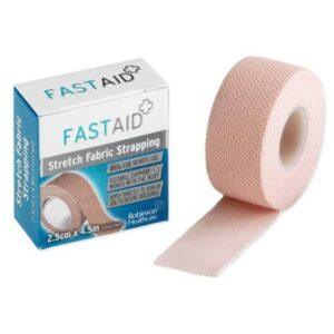 FAST AID STRETCH FABRIC STRAPPING 2.5CM*1METRE