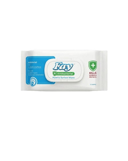 FAY WET WIPES ANTIBACTERIAL 72s