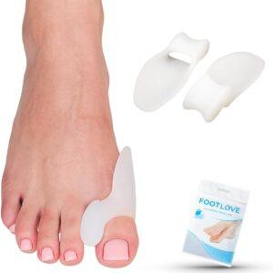 FOOT LOVE SILICONE WEDGES WITH A BUNIONS RING N03L TRANSPARENT PAIR