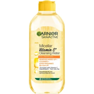 GARNIER MICELLAR VITAMIN C CLEANSING WATER 400ML YELLOW