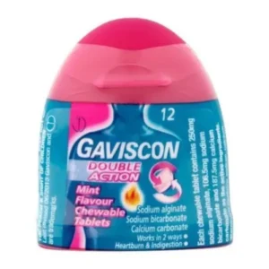 GAVISCON DOUBLE ACTION TABLETS 12S