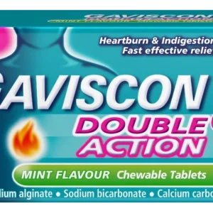 GAVISCON DOUBLE ACTION TABLETS MINT 12S