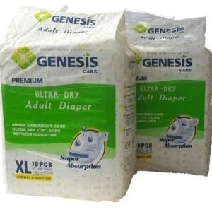 GENESIS PREMIUM ULTRA-DRY ADULT DIAPER XL 10PCS