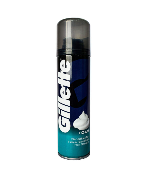 GILLETTE SHAVE FOAM ORIGINAL SCENT SENSITIVE SCENTED 200ML