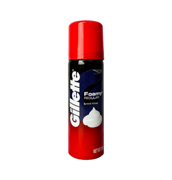 GILLETTE FOAMY REGULAR SHAVE FOAM 56G