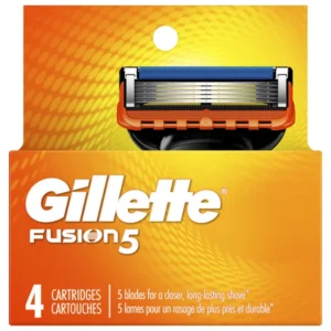 GILLETTE FUSION5 4BLADES CARTRIDGES