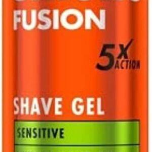 GILLETTE FUSION5 ULTRA SENSITIVE SHAVE GEL 198G
