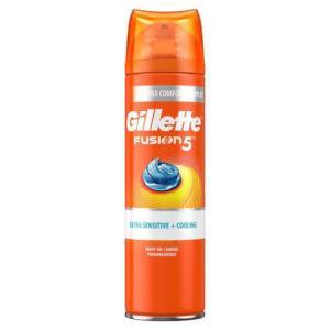 GILLETTE FUSIONG ULTRA SENSITIVE COOLING SHAVE GEL 200ML
