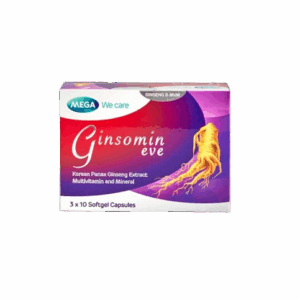 GINSOMIN EVE 30CAPSULES KOREAN PANAX GINSENG
