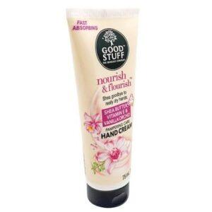 GOOD STUFF  BUTTER SOFT SHEA BUTTER VANILLA ORCHID NOURISH FLOURISH HAND CREAM 75ML