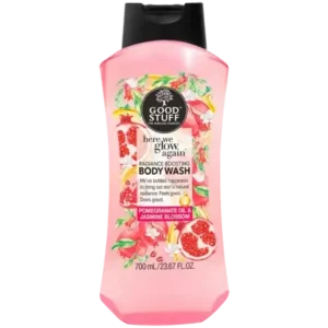 GOOD STUFF  HERE WE GLOW AGAIN POMEGRANATE OIL JASMIN BLOSSOM BODY WASH 700ML