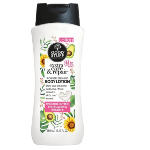 GOOD STUFF  EXXTRA CARE & REPAIR AVOCADO BUTTER PRO ELASTIN & VITAMIN E BODY LOTION 360ML
