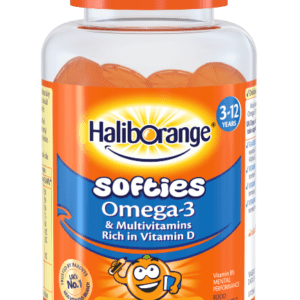 HALIBORANGE SOFTIES OMEGA-3 & MULTIVIT VIT D 60S ORANGE