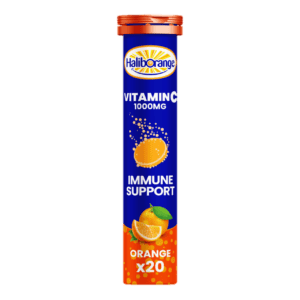 HALIBORANGE VITAMIN C 1000MG ORANGE EFFERV 20TABS