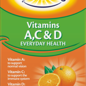 HALIBORANGE VITAMINS A,C&D EVERYDAY HEALTH 0RANGE 60TABLETS