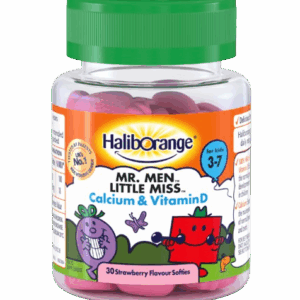 HALIBORANGE MR. MEN LITTLE MISS CALCIUM & VITAMIN D 30SOFTIES STRAWB