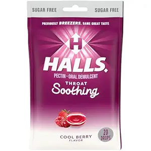 HALLS BREEZERS COOL BERRY SUGAR FREE 20S