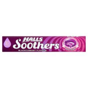HALLS SOOTHERS MED SWEETS BLACKCURRANT 45G