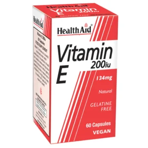 HEALTH AID VITAMIN E 200IU CAPSULES 60S