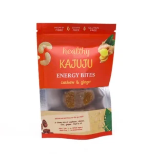 HEALTHY KAJUJU ENERGY BITES CASHEW & GINGER 90G