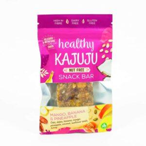 HEALTHY KAJUJU NUT FREE SNACK BAR MANGO, BANANA PINEAPPLE 65G