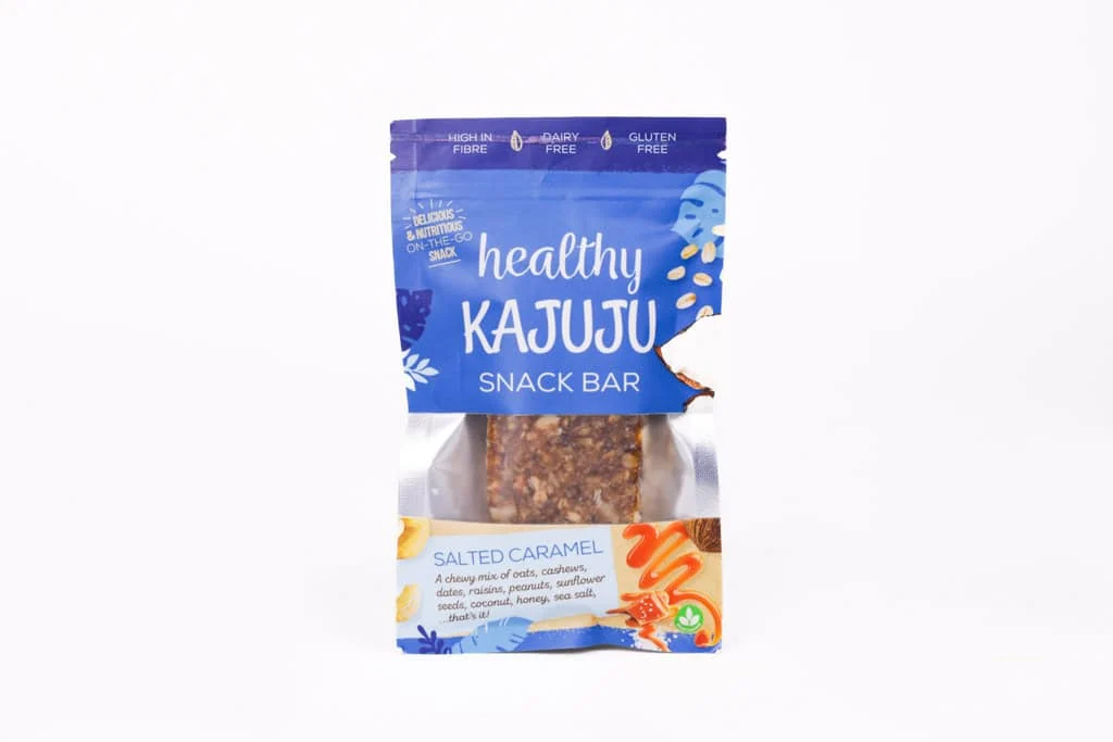 HEALTHY KAJUJU SALTED CARAMEL SNACK BAR 65G