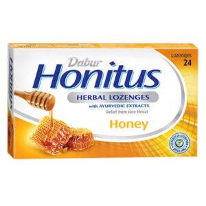 HONITUS HERBAL LOZENGES 24S HONEY