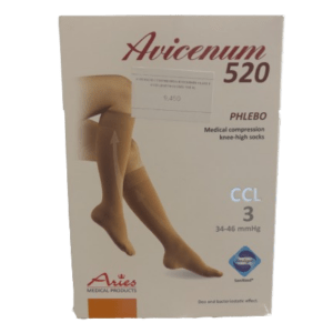 AVICENUM COMPRESSION STOCKINGS CLASS 3 KNEE LENGTH CLOSED TOE XL