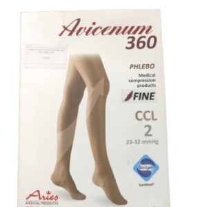 AVICENUM CLASS 2 C/STOCKINGS FINE THIGH HIGH CLOSED TOE M