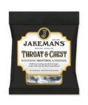 JAKEMANS THROAT & CHEST SOOTHING MENTHOL LOZENGES 73G BLACK