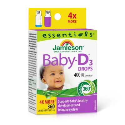 JAMIESON BABY D3 400IU INFANT DROPS 11.7ML