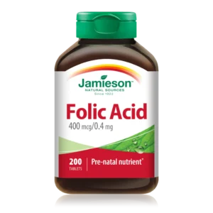 JAMIESON FOLIC ACID 400MCG 200TABLETS